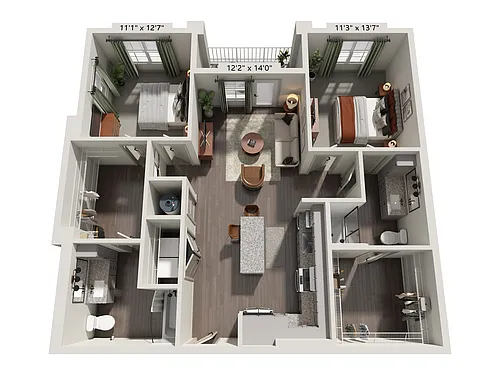 Floor plan B1.A