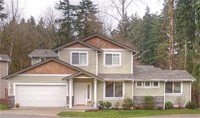 Nestled against the trees