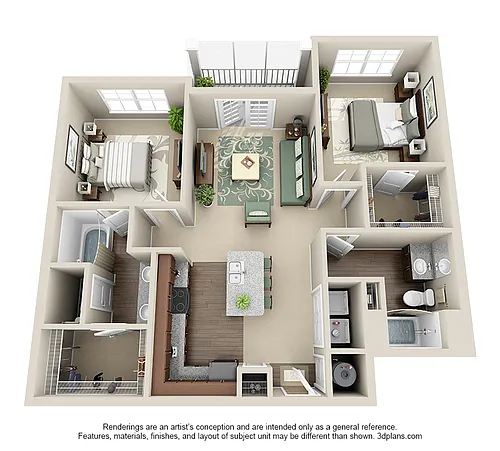 Floor plan 2C
