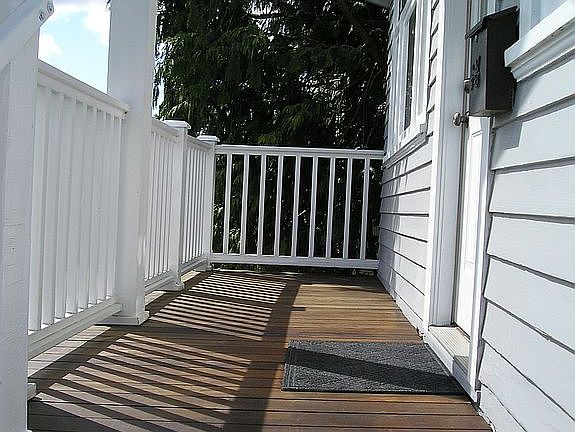 front porch facing east