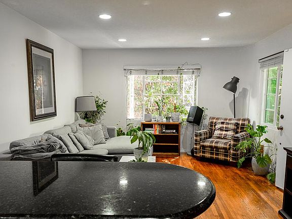 LIVING ROOM VIEW FROM KITCHEN