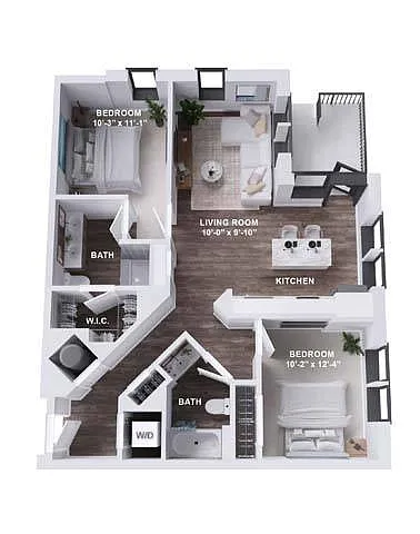Floor plan B6B