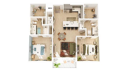 Floor plan B1