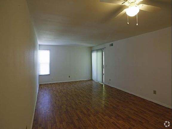 living room with patio doors