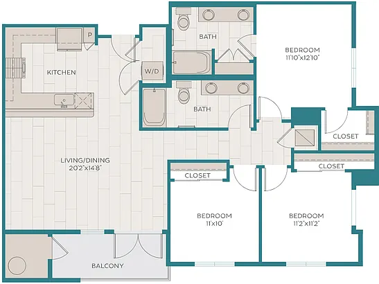 Floor plan C1 Alt 2