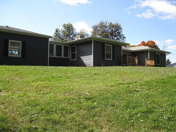 View of the back yard
						:
						Huge backyard with a shed for garden supplies. Plenty of slope for drainage.