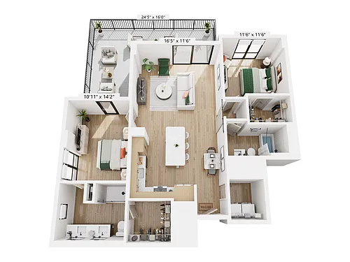 Floor plan B9