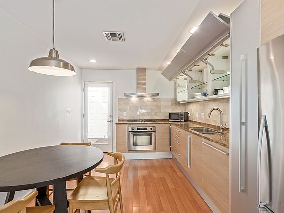 Updated kitchen with European cabinets