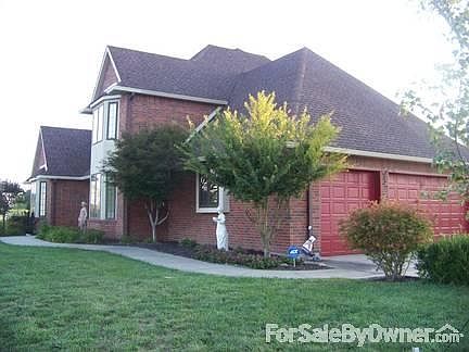 View of the home from the driveway