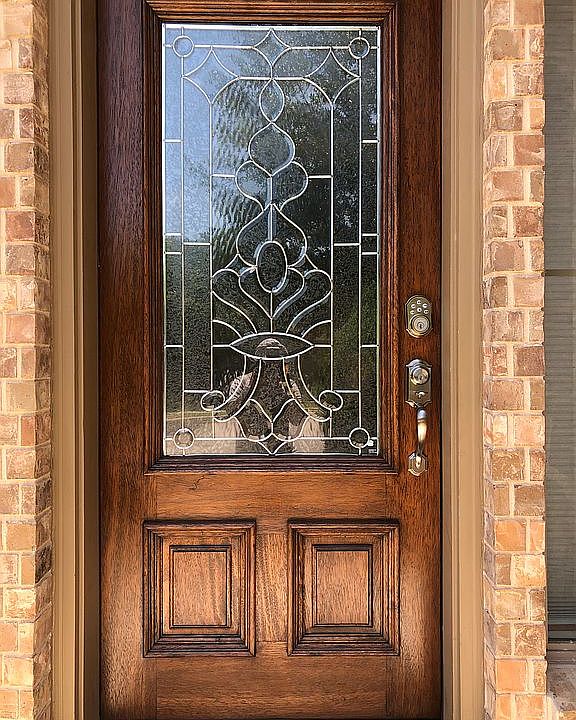 Front door refinished 2018