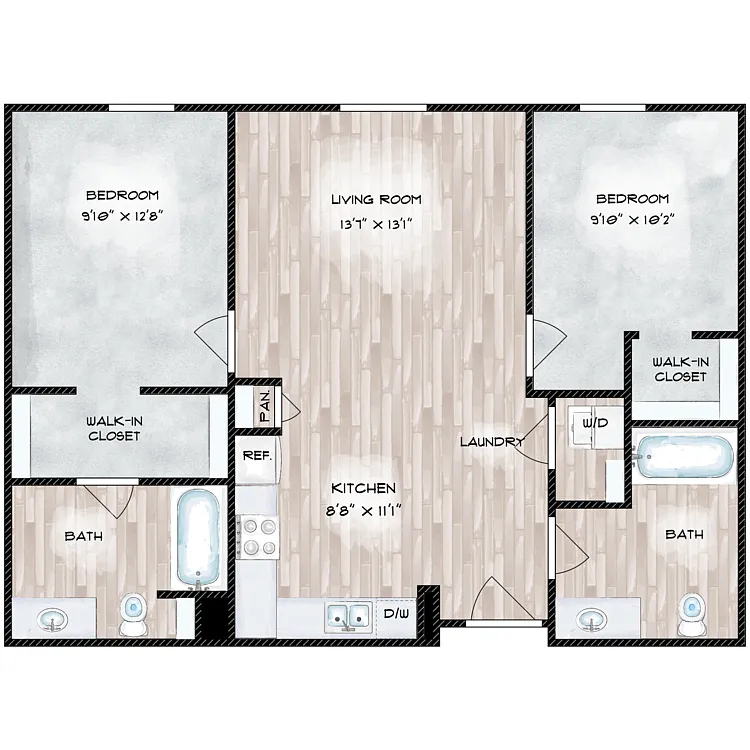 Floor plan B2
