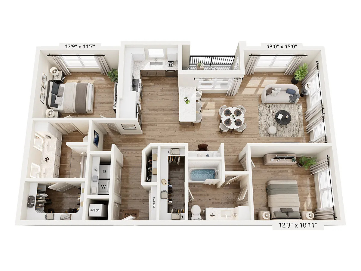 Floor plan B2