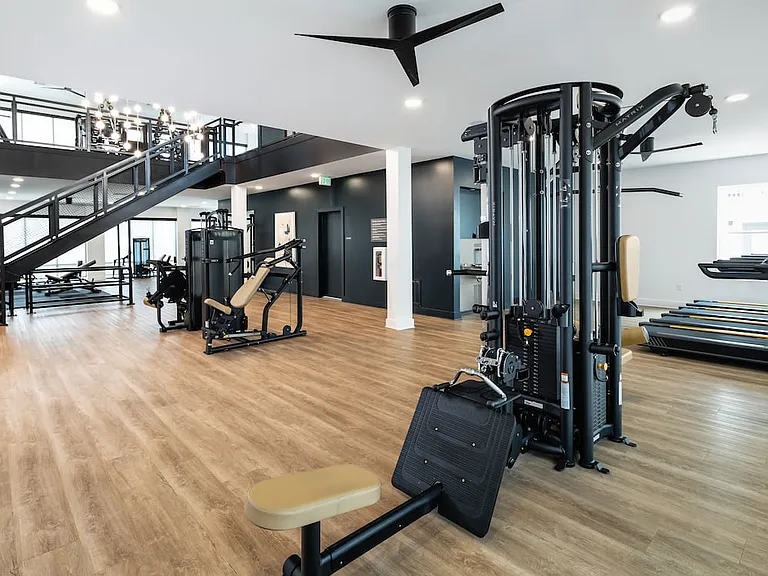 Two-level state-of-the-art fitness center