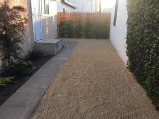 Rear patio