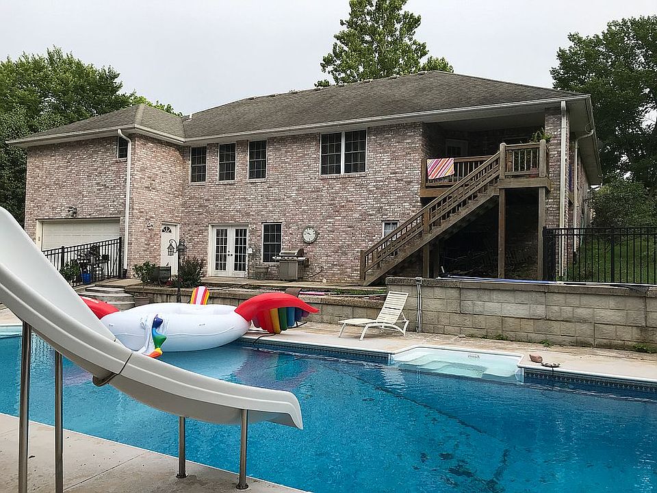 Family sized inground pool