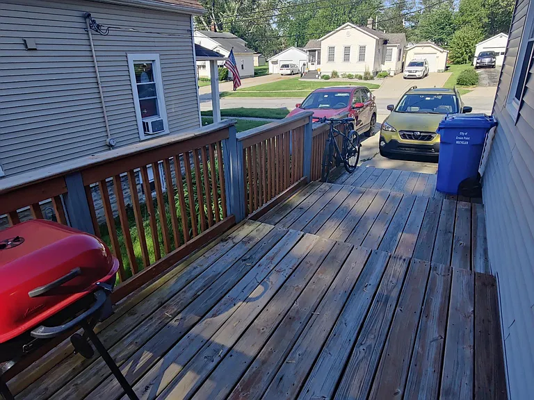 Large deck and off-street parking