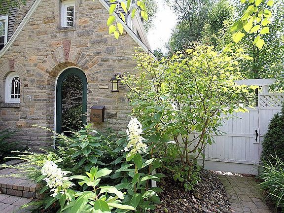 Entryway to house and Secret Garden