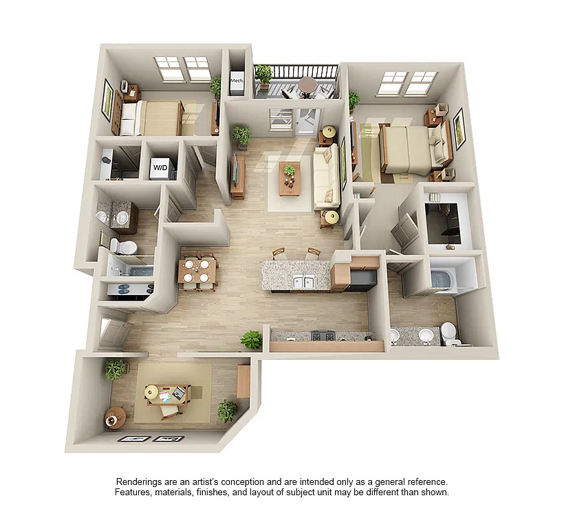 Floor plan B8D