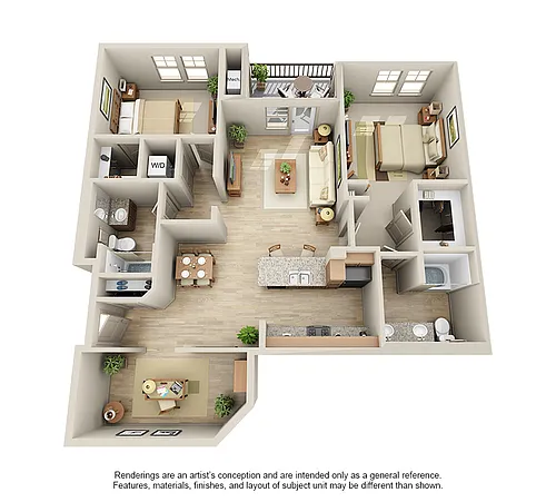 Floor plan B8D