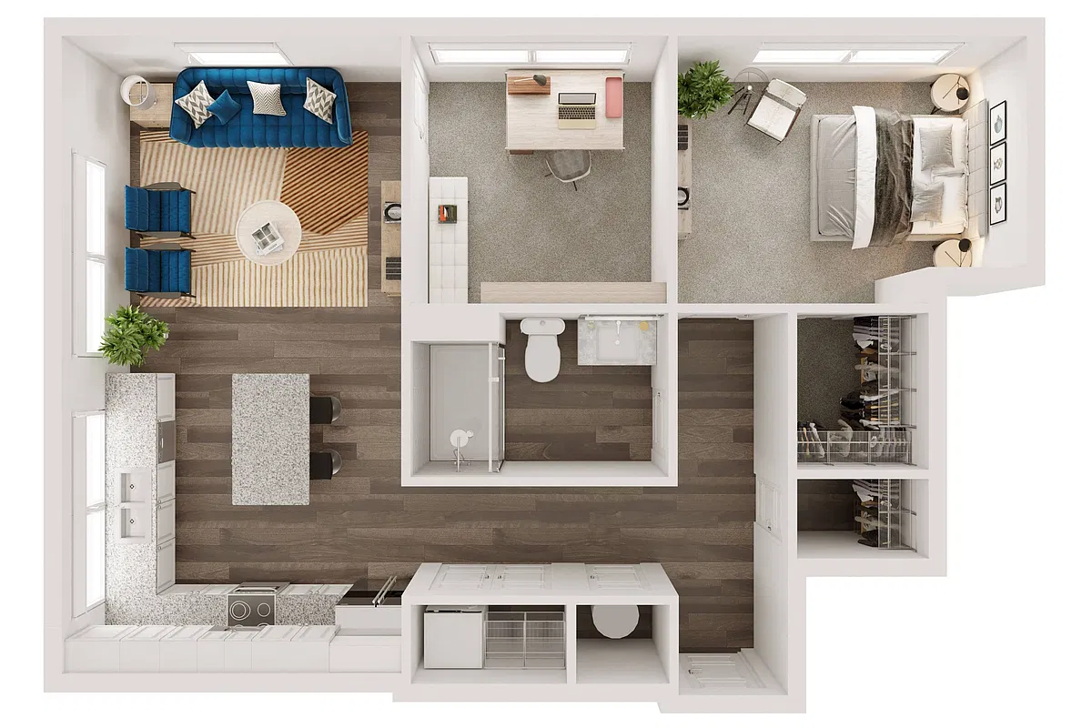 Floor plan A1 - SECOND AVE