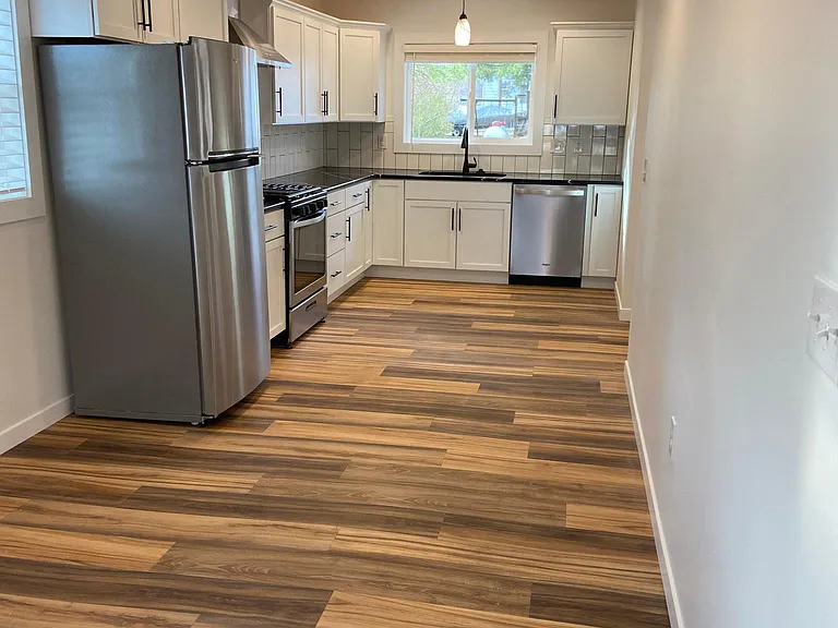 kitchen view from living room