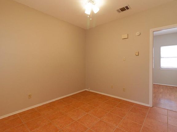 Living room with view of bedroom