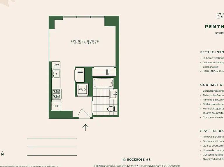 180 Ashland Pl #Penthouse 6 — Photo 9