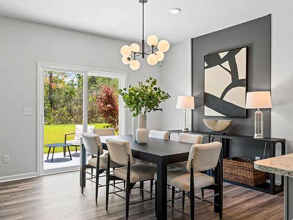Dining Room off of the Kitchen.