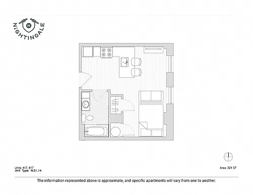 Floor plan Nightingale - Margaret Higgins Sanger