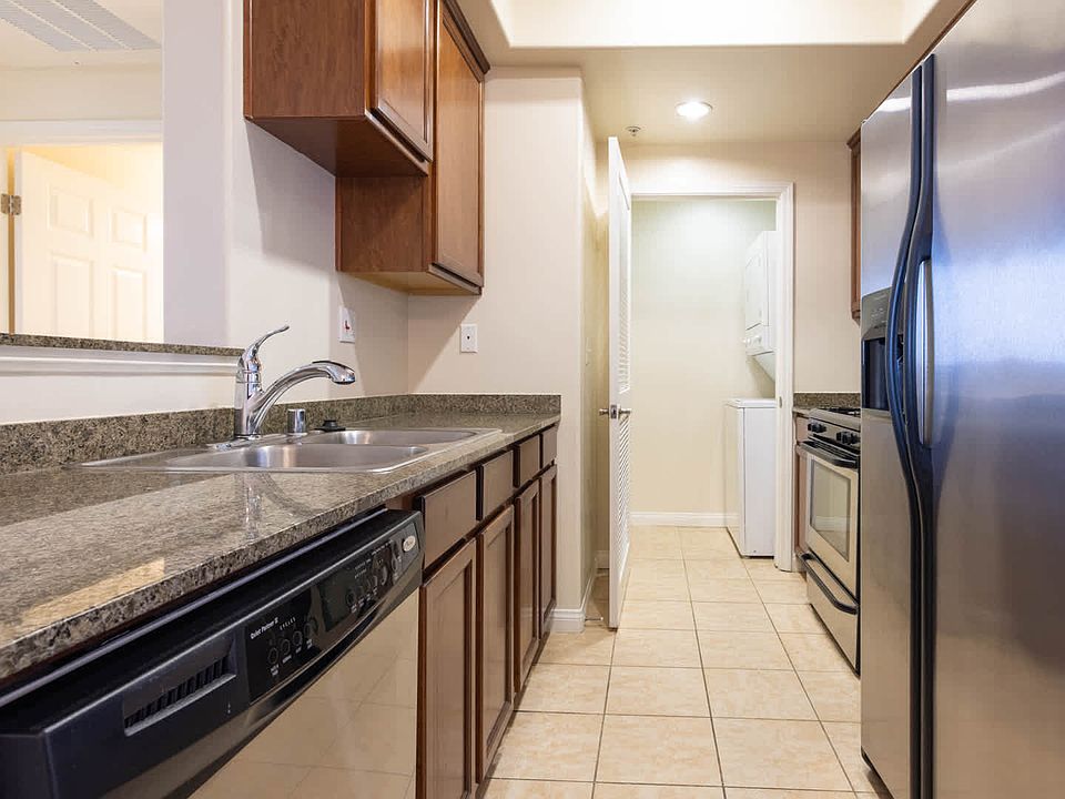 Kitchen with Granite Countertops and Stainless Steel Appliances