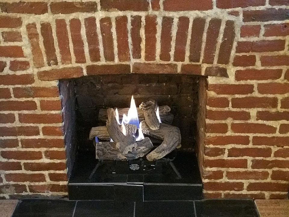 Fireplace in Living room space!