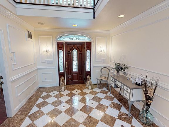 Meadowbrook Estate Grand Foyer- Guest House entrance on right