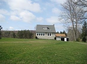 Sits back from the road