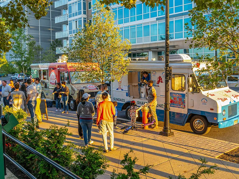 Enjoy events with local vendors, food trucks, and more in the Newport community