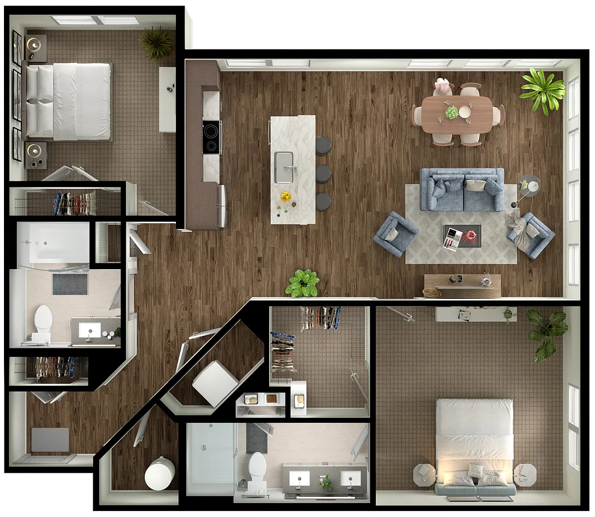 Floor plan B7