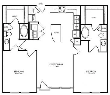 Floor plan B2-1