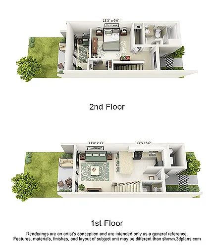 Floor plan 1a Luxe