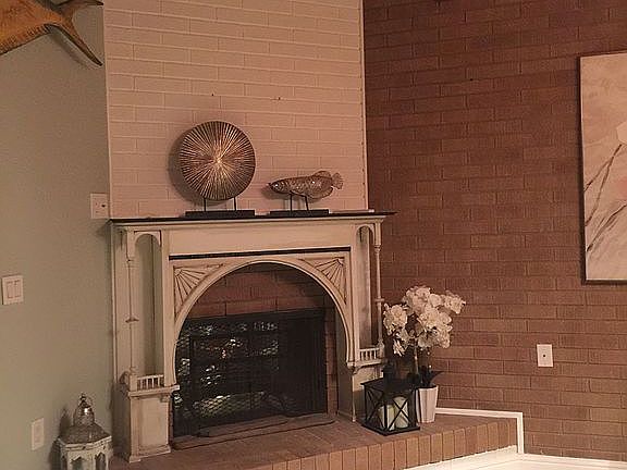 Fireplace at Living room 