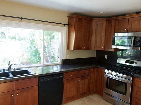 Hardwood cabinets and granite