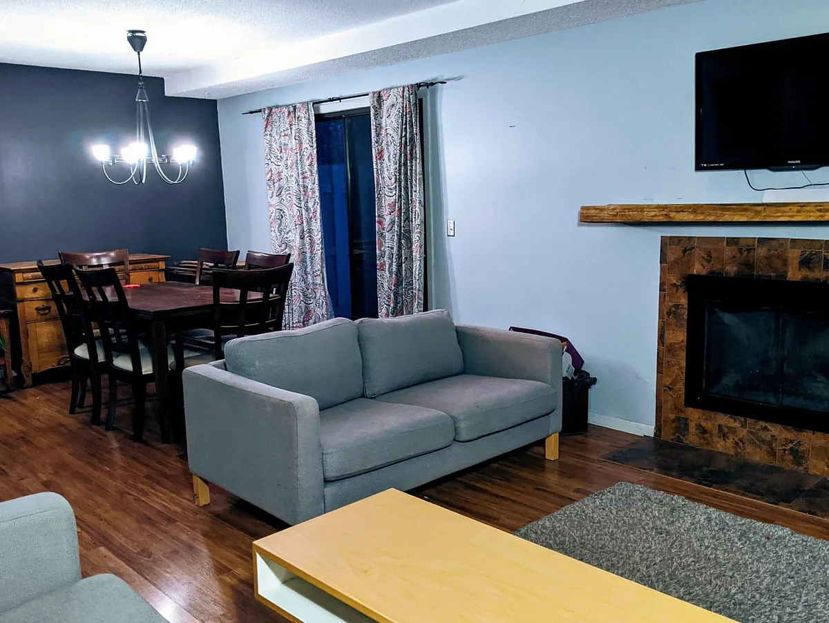 Open Concept Living Room and Dining Room - 2218 Mayfair Rd