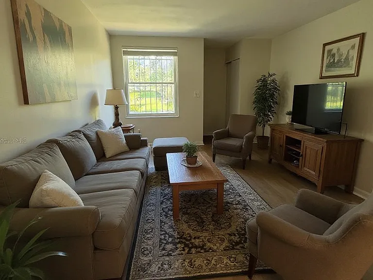 Living Room virtually staged