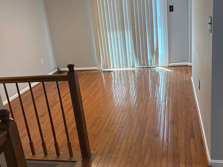 Dining room with French door. Leads out to bick patio.
