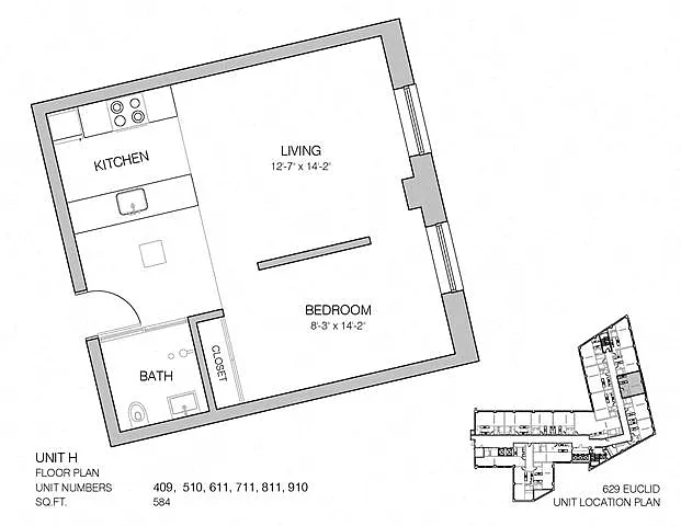 Floor plan L1-584