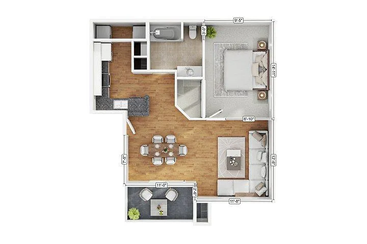 Floor plan 1A1