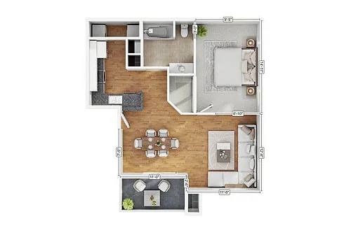 Floor plan 1A1