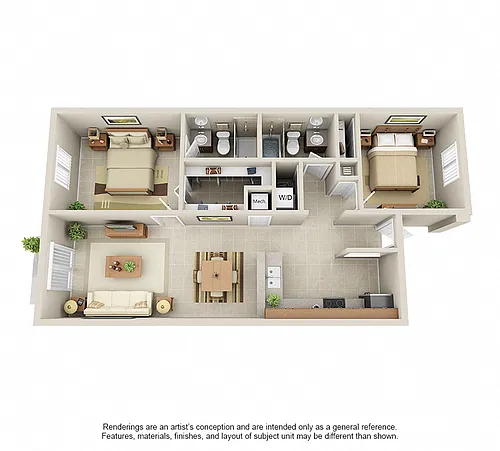 Floor plan Model B
