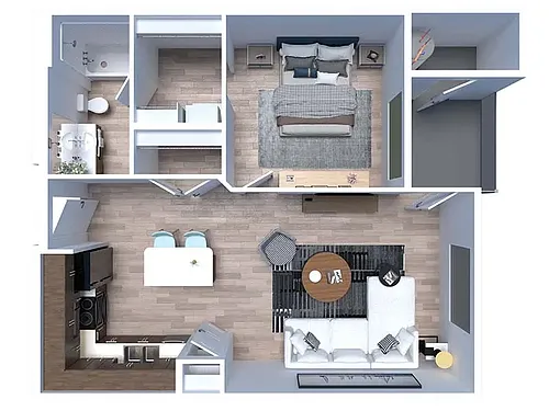 Floor plan 1X1