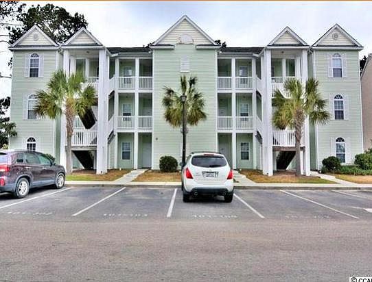 Outside building of condos