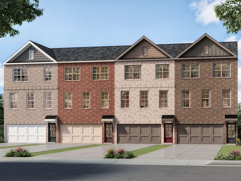 Chadwick II Plan The Row Townhomes Atlanta GA 30329 Zillow