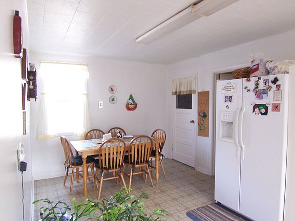 Open, sunny dining area